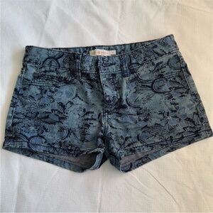 Tory Burch Stylish Blue Patterned Women's Shorts